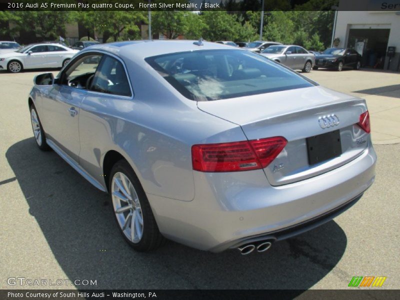 Florett Silver Metallic / Black 2016 Audi A5 Premium Plus quattro Coupe
