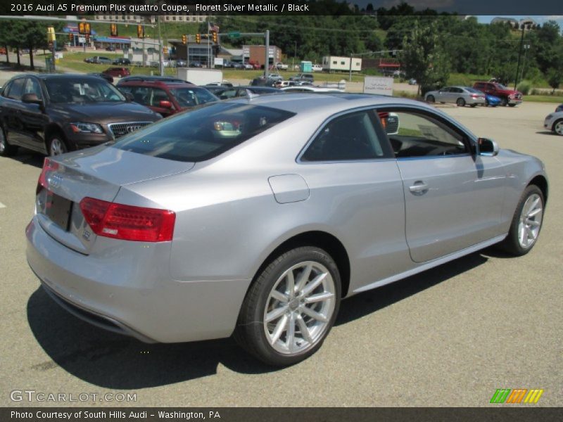 Florett Silver Metallic / Black 2016 Audi A5 Premium Plus quattro Coupe
