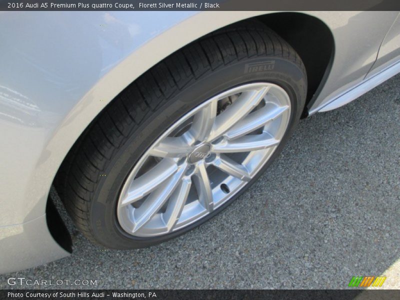 Florett Silver Metallic / Black 2016 Audi A5 Premium Plus quattro Coupe