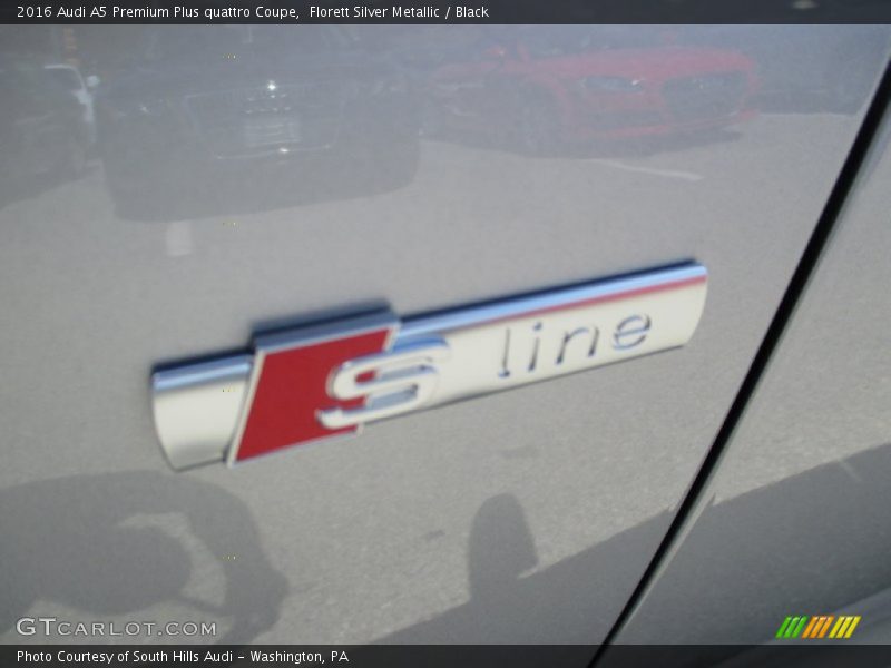 Florett Silver Metallic / Black 2016 Audi A5 Premium Plus quattro Coupe