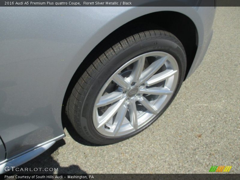 Florett Silver Metallic / Black 2016 Audi A5 Premium Plus quattro Coupe