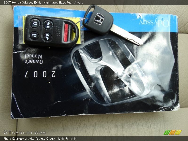 Nighthawk Black Pearl / Ivory 2007 Honda Odyssey EX-L