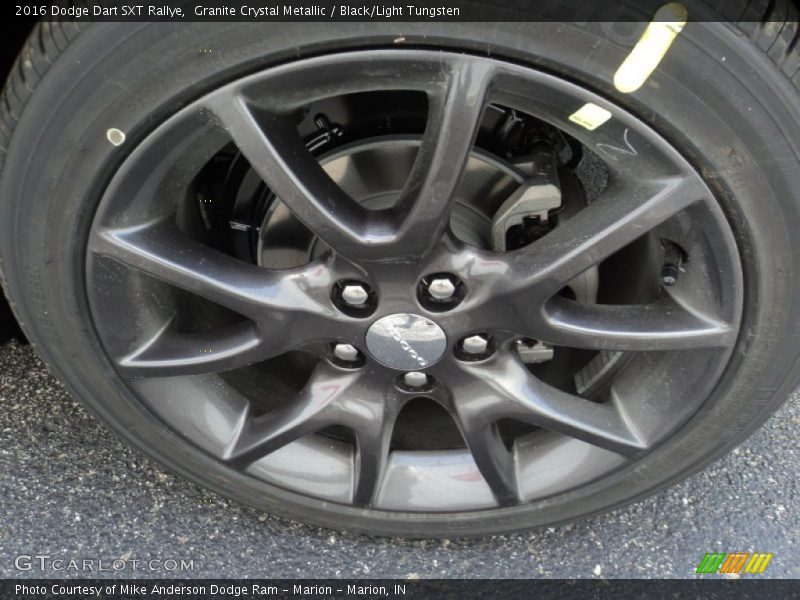 Granite Crystal Metallic / Black/Light Tungsten 2016 Dodge Dart SXT Rallye