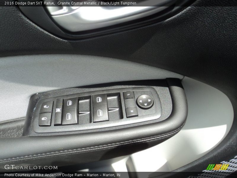 Granite Crystal Metallic / Black/Light Tungsten 2016 Dodge Dart SXT Rallye
