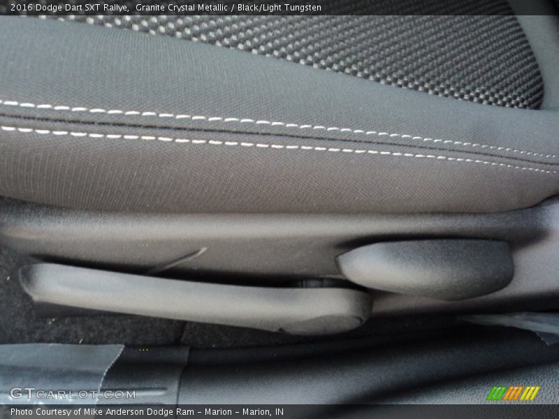 Granite Crystal Metallic / Black/Light Tungsten 2016 Dodge Dart SXT Rallye