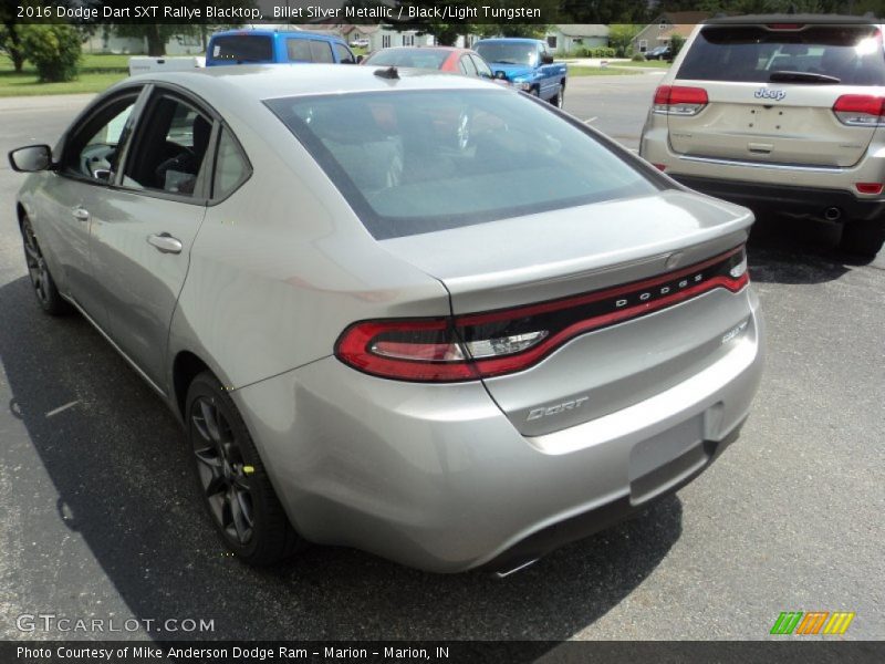 Billet Silver Metallic / Black/Light Tungsten 2016 Dodge Dart SXT Rallye Blacktop
