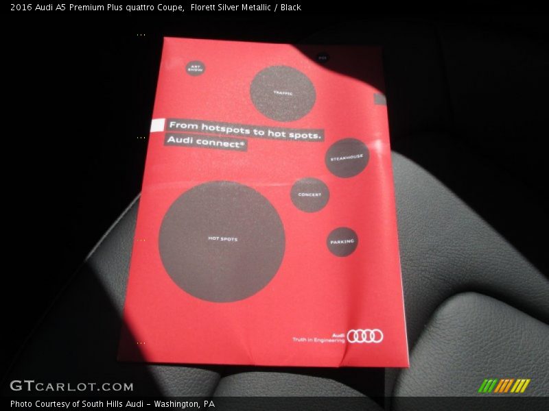 Florett Silver Metallic / Black 2016 Audi A5 Premium Plus quattro Coupe