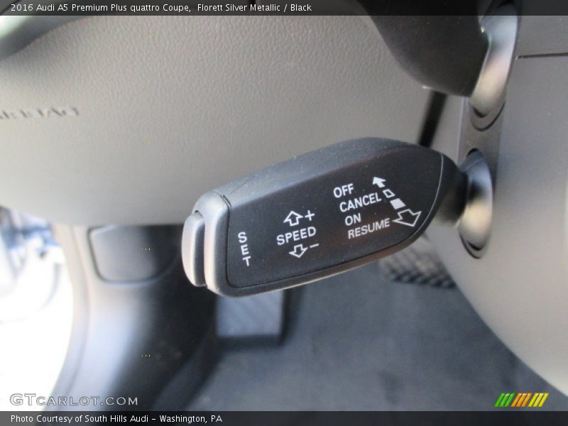 Controls of 2016 A5 Premium Plus quattro Coupe