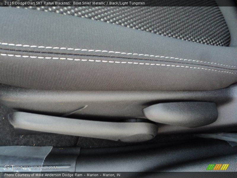 Billet Silver Metallic / Black/Light Tungsten 2016 Dodge Dart SXT Rallye Blacktop