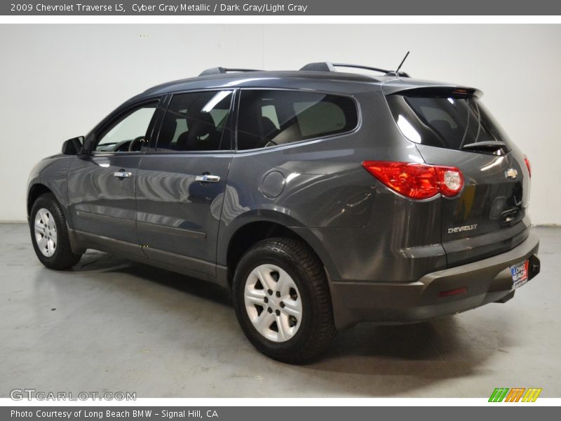 Cyber Gray Metallic / Dark Gray/Light Gray 2009 Chevrolet Traverse LS