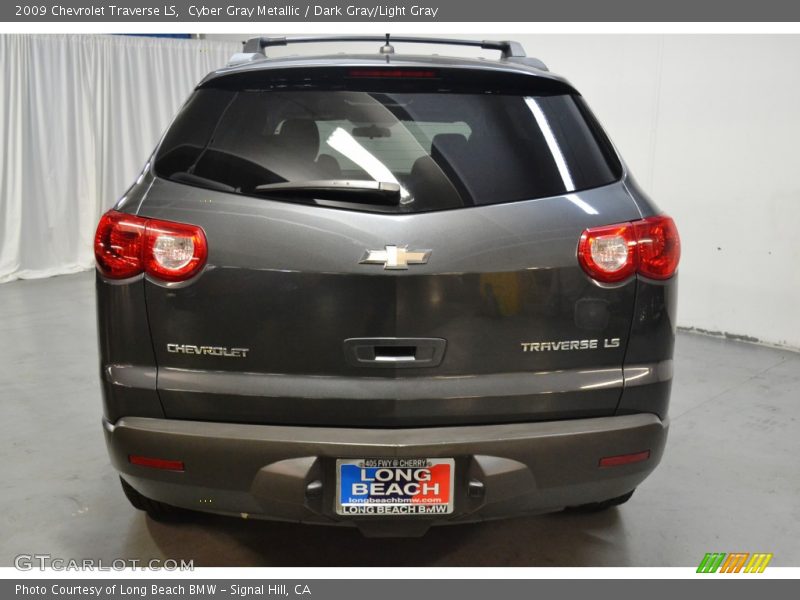 Cyber Gray Metallic / Dark Gray/Light Gray 2009 Chevrolet Traverse LS