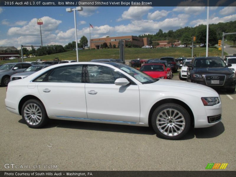  2016 A8 L 3.0T quattro Ibis White