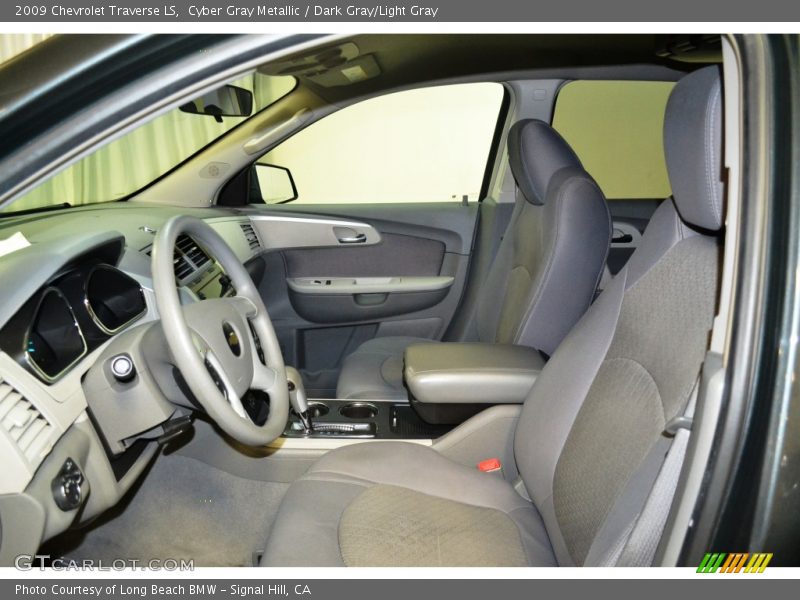 Cyber Gray Metallic / Dark Gray/Light Gray 2009 Chevrolet Traverse LS