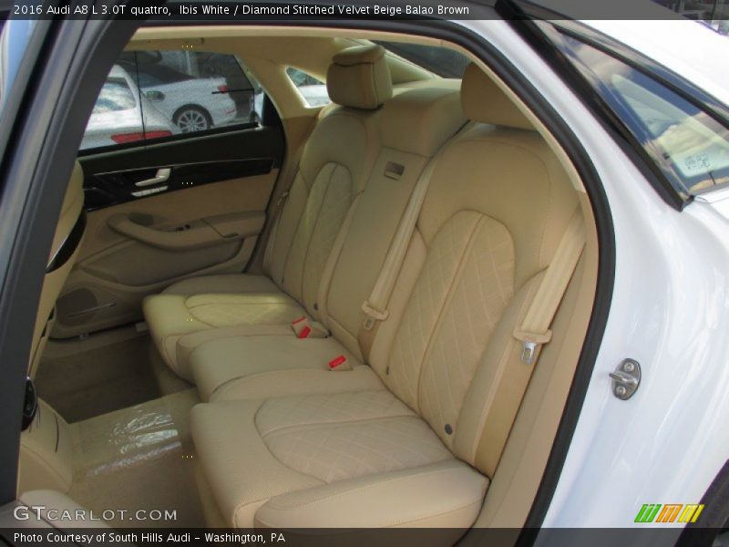 Rear Seat of 2016 A8 L 3.0T quattro