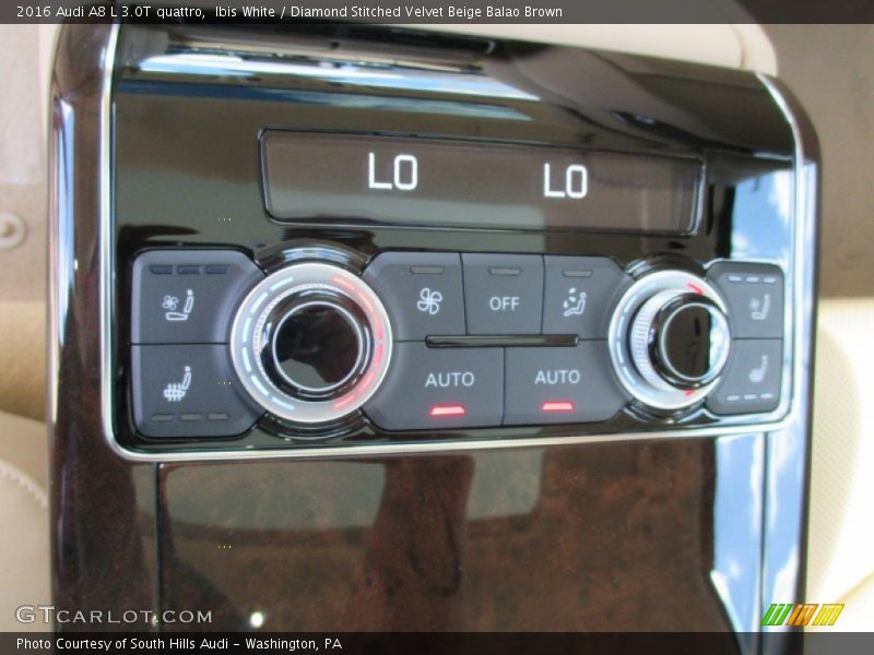 Controls of 2016 A8 L 3.0T quattro