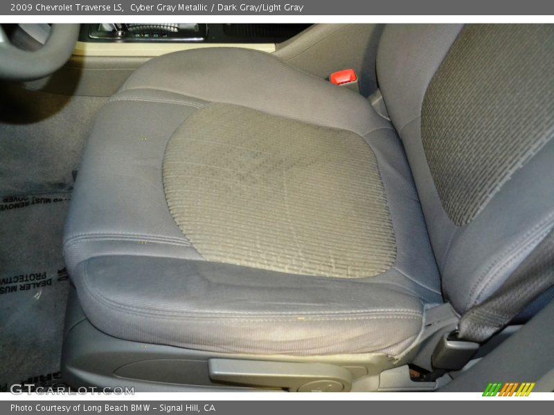 Cyber Gray Metallic / Dark Gray/Light Gray 2009 Chevrolet Traverse LS