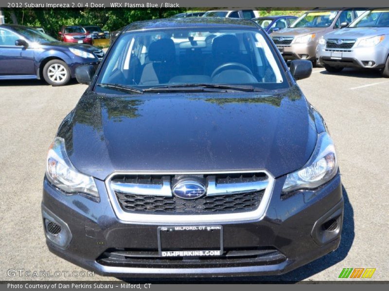 WRX Plasma Blue / Black 2012 Subaru Impreza 2.0i 4 Door