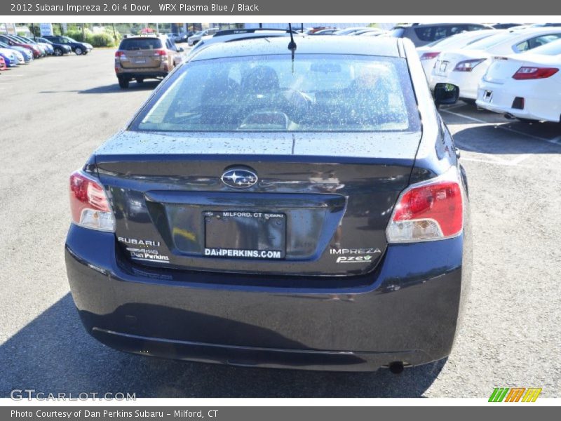WRX Plasma Blue / Black 2012 Subaru Impreza 2.0i 4 Door
