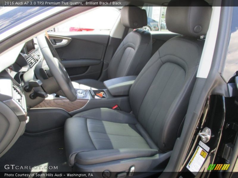 Brilliant Black / Black 2016 Audi A7 3.0 TFSI Premium Plus quattro