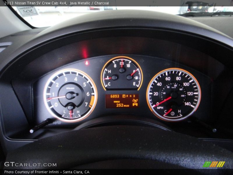 Java Metallic / Charcoal 2013 Nissan Titan SV Crew Cab 4x4