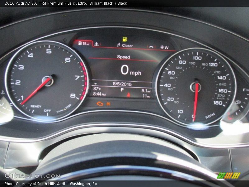  2016 A7 3.0 TFSI Premium Plus quattro 3.0 TFSI Premium Plus quattro Gauges