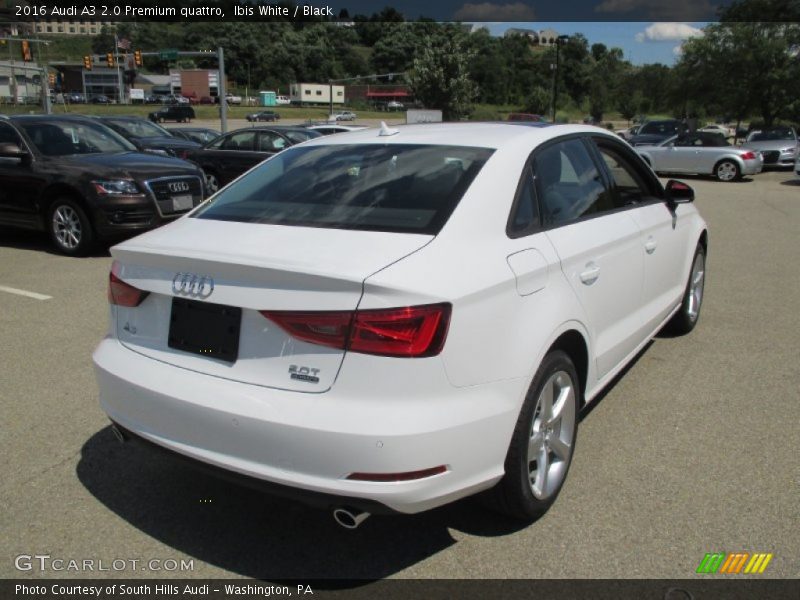 Ibis White / Black 2016 Audi A3 2.0 Premium quattro