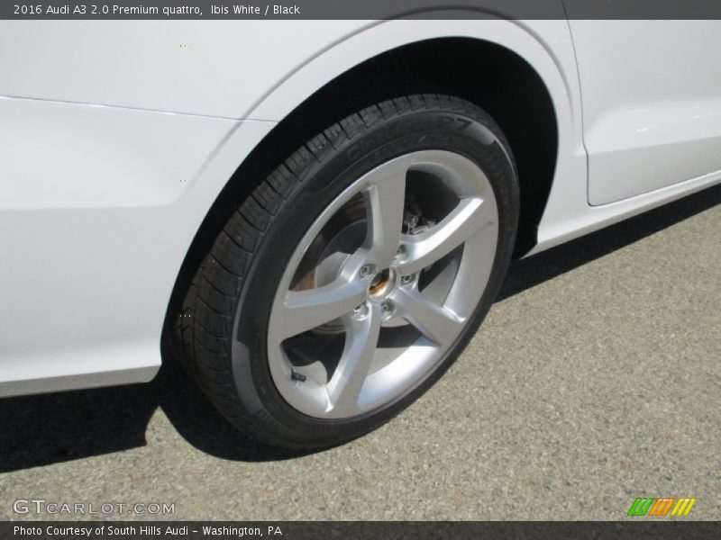 Ibis White / Black 2016 Audi A3 2.0 Premium quattro
