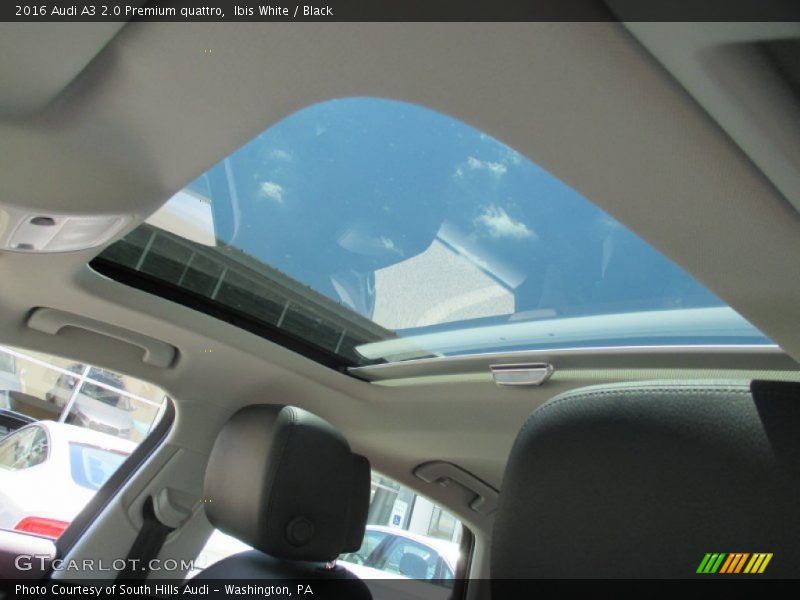 Ibis White / Black 2016 Audi A3 2.0 Premium quattro