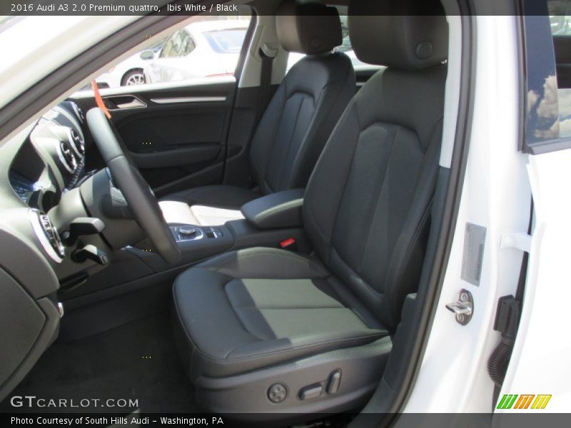 Front Seat of 2016 A3 2.0 Premium quattro