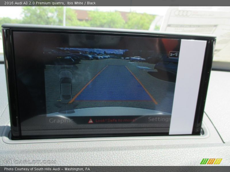 Ibis White / Black 2016 Audi A3 2.0 Premium quattro