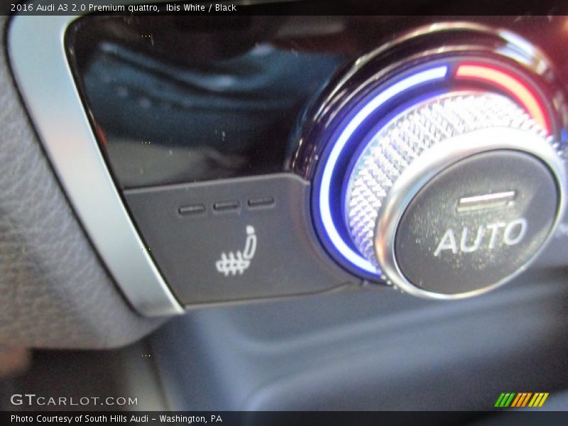 Ibis White / Black 2016 Audi A3 2.0 Premium quattro