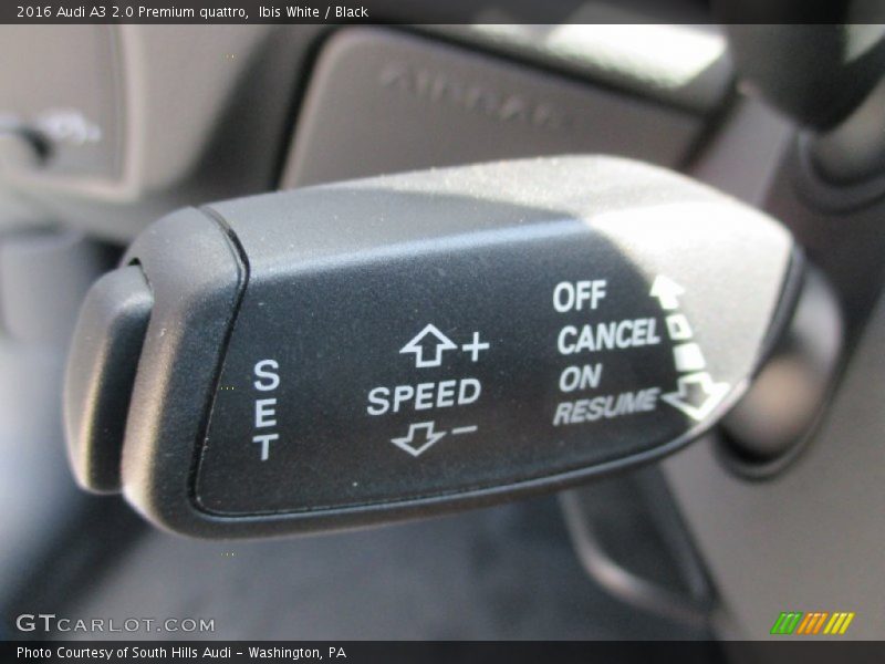 Ibis White / Black 2016 Audi A3 2.0 Premium quattro