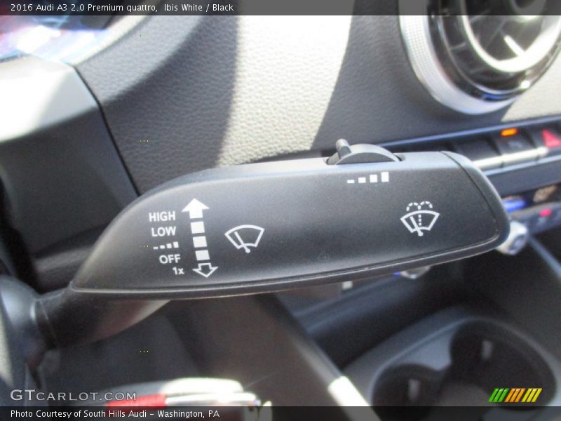 Controls of 2016 A3 2.0 Premium quattro