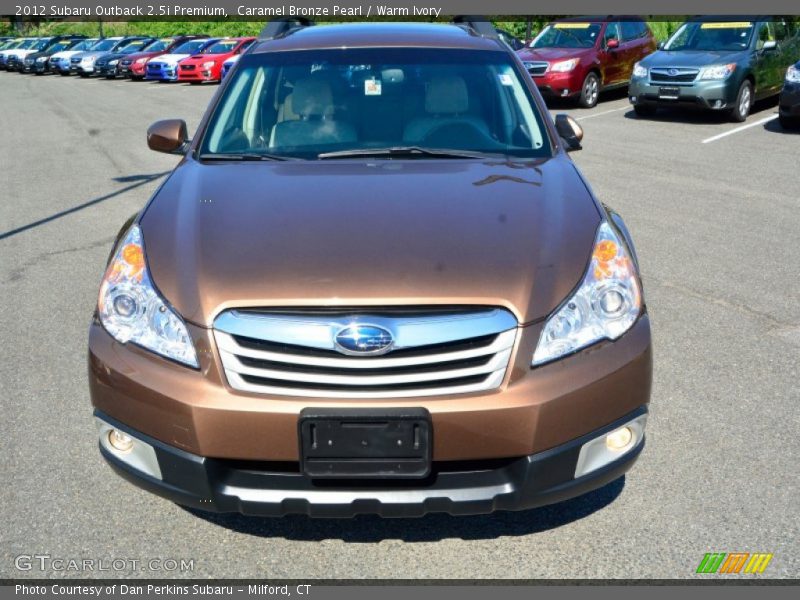Caramel Bronze Pearl / Warm Ivory 2012 Subaru Outback 2.5i Premium