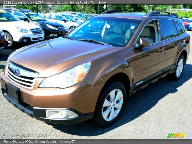 Caramel Bronze Pearl / Warm Ivory 2012 Subaru Outback 2.5i Premium
