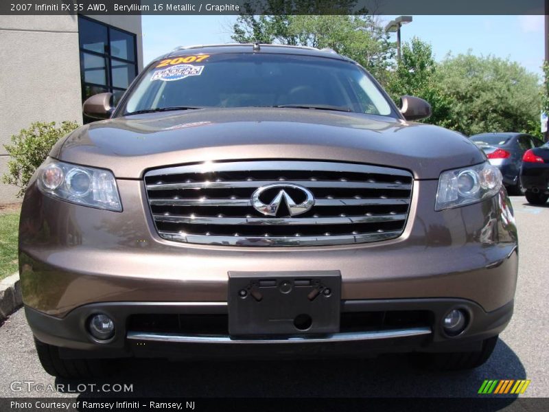 Beryllium 16 Metallic / Graphite 2007 Infiniti FX 35 AWD