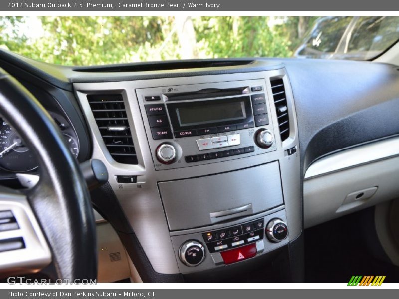 Caramel Bronze Pearl / Warm Ivory 2012 Subaru Outback 2.5i Premium