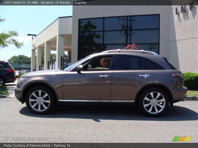 Beryllium 16 Metallic / Graphite 2007 Infiniti FX 35 AWD
