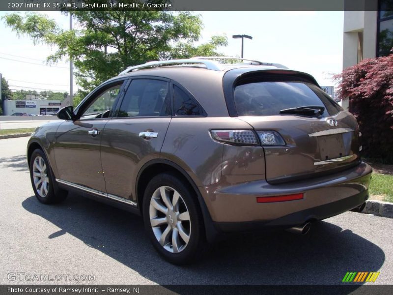 Beryllium 16 Metallic / Graphite 2007 Infiniti FX 35 AWD