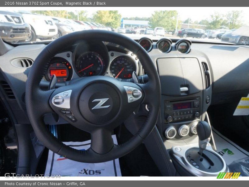 Magnetic Black / Black 2016 Nissan 370Z Sport Coupe