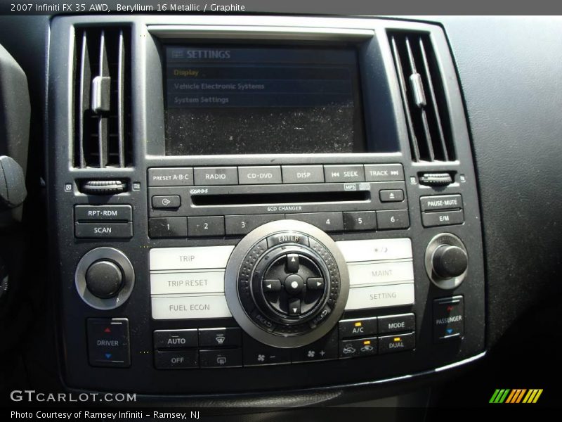 Beryllium 16 Metallic / Graphite 2007 Infiniti FX 35 AWD