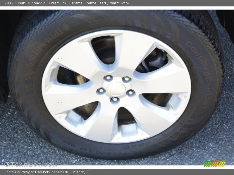Caramel Bronze Pearl / Warm Ivory 2012 Subaru Outback 2.5i Premium