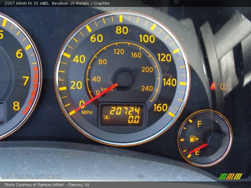 Beryllium 16 Metallic / Graphite 2007 Infiniti FX 35 AWD