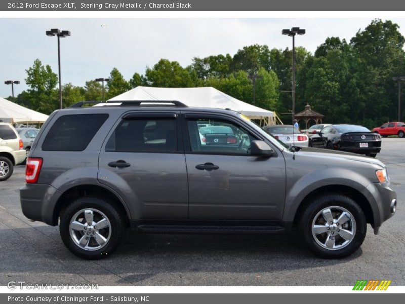 Sterling Gray Metallic / Charcoal Black 2012 Ford Escape XLT