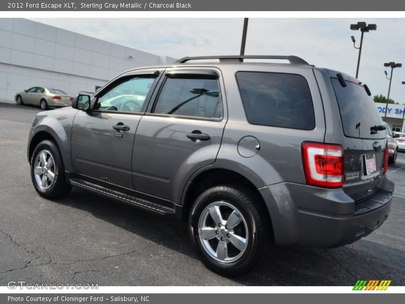 Sterling Gray Metallic / Charcoal Black 2012 Ford Escape XLT