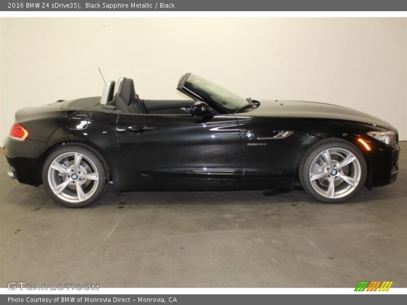 Black Sapphire Metallic / Black 2016 BMW Z4 sDrive35i