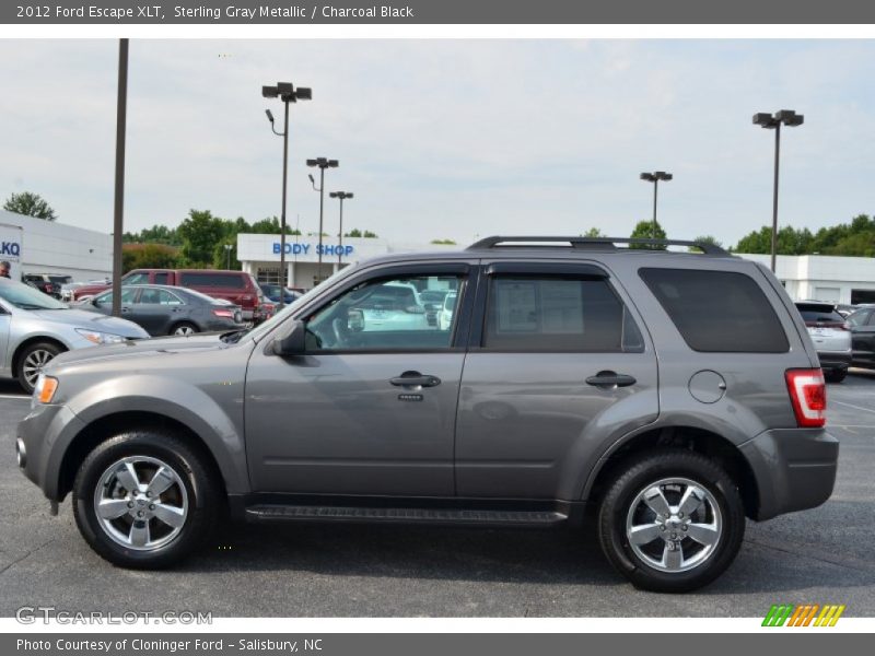 Sterling Gray Metallic / Charcoal Black 2012 Ford Escape XLT