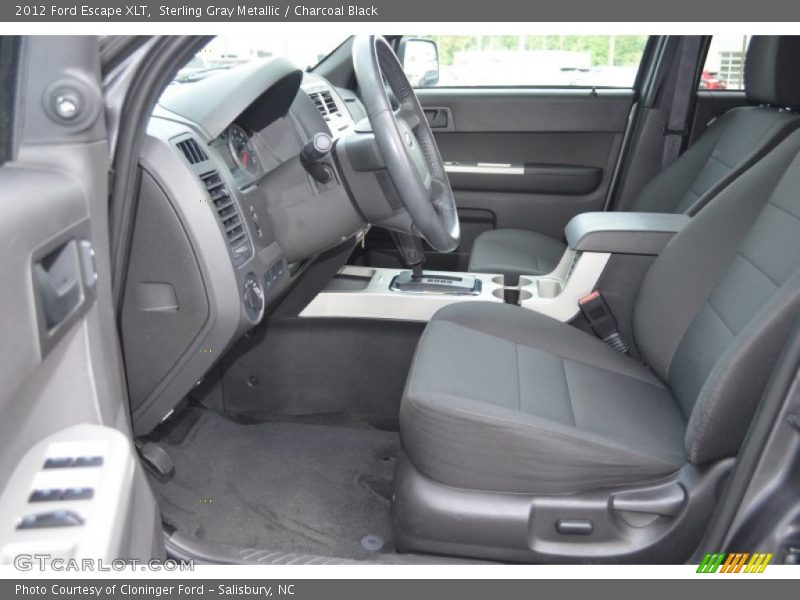 Sterling Gray Metallic / Charcoal Black 2012 Ford Escape XLT
