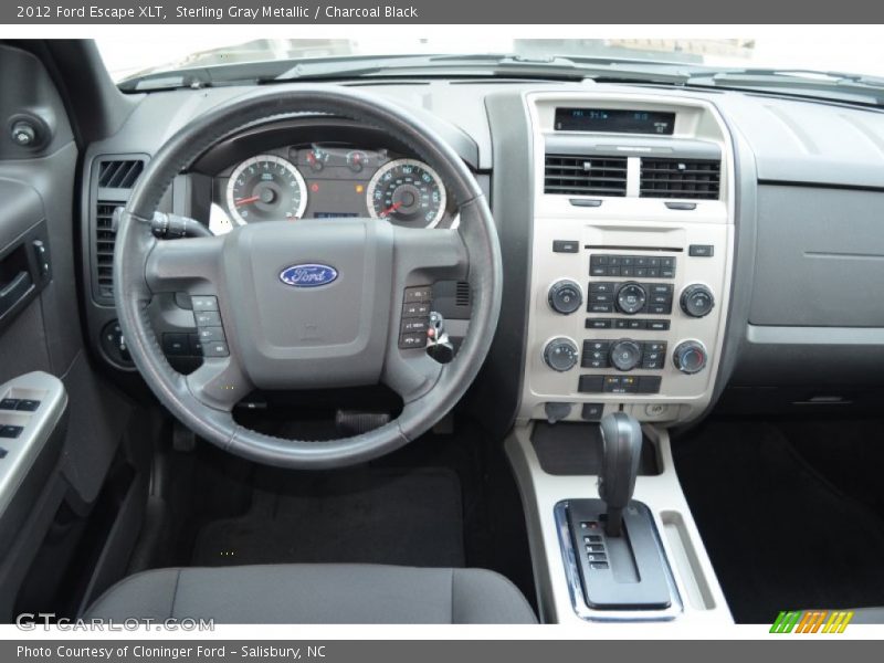 Sterling Gray Metallic / Charcoal Black 2012 Ford Escape XLT
