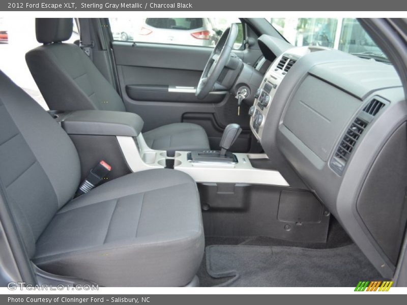 Sterling Gray Metallic / Charcoal Black 2012 Ford Escape XLT